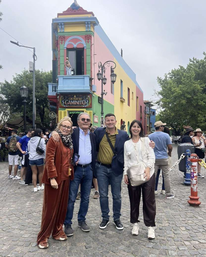 Visitantes en Caminito, La Boca
